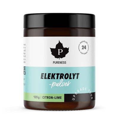 Pureness Elektrolytpulver Citron & Lime, 120 g - Pureness