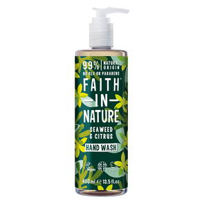 Handtvål Flytande Sjögräs & Citrus, 400ml - Faith in Nature