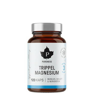 Pureness Trippel Magnesium, 120 kapslar - Pureness