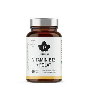 Vitamin B12 Folat Hallon, 60 kapslar - undefined