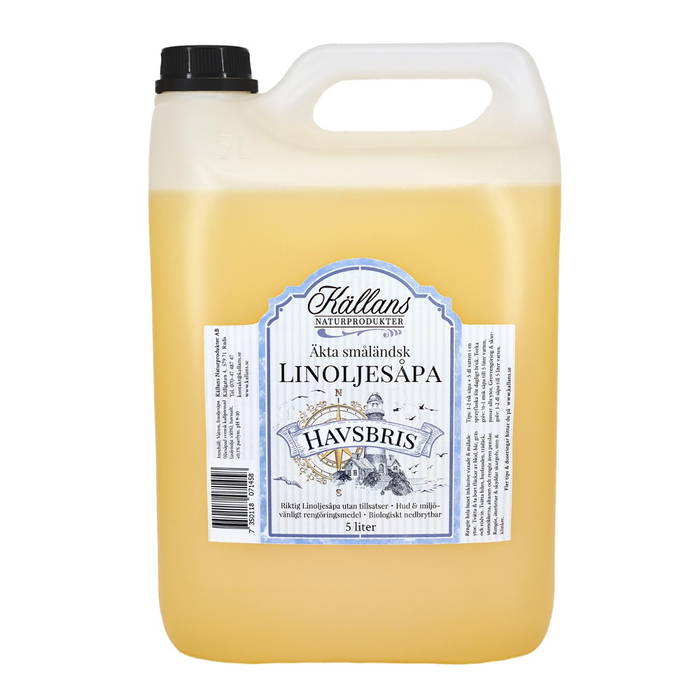 Linoljesåpa Havsbris, 5l - Källans Naturprodukter