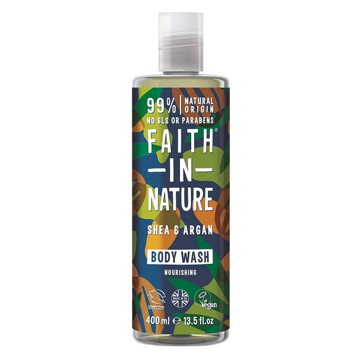 Duschgel Shea & Argan, 400ml - Faith in Nature