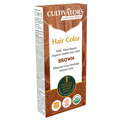 Cultivator's - Ekologisk Hårfärg Brown, 100 g - Cultivator's