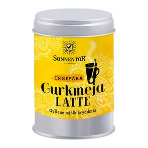 Lattemix Gurkmeja & Ingefära, 60 g ekologisk - Sonnentor